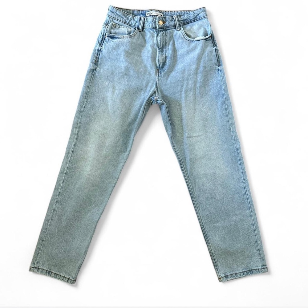 Zara Light Blue Mom Jeans